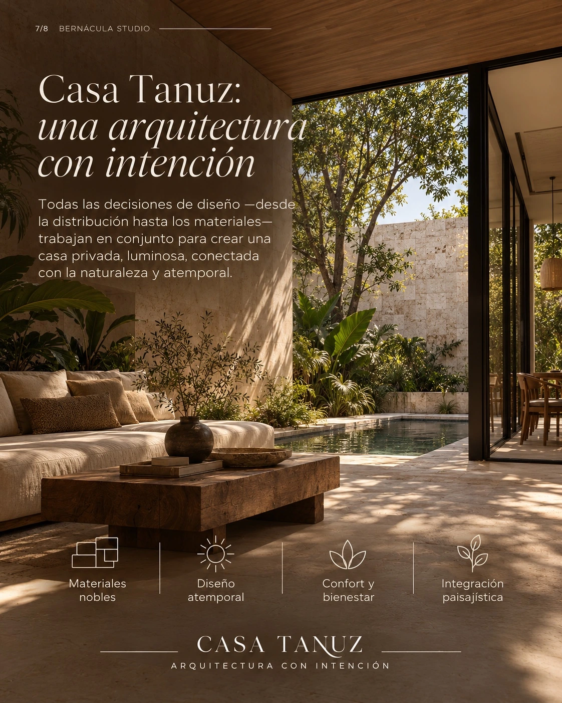 Casa Tanuz — Una arquitectura con intención. Decisiones que trabajan juntas.